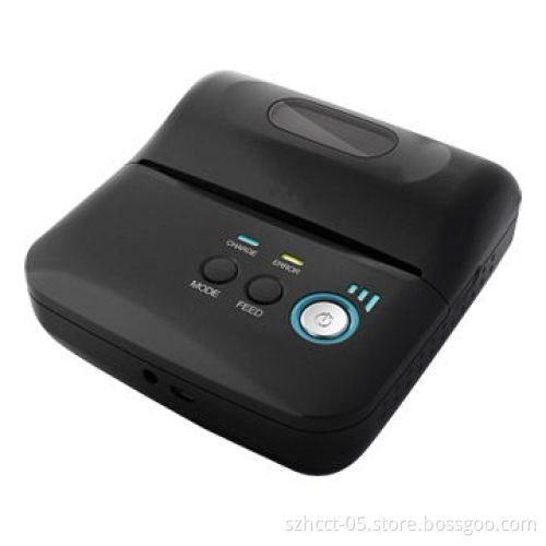 Portable Printer with Bluetooth, Supports Vehicle Charge and Continue Printing